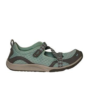 Ryka Kailee Mint Green Mary Jane Slip On Sneaker Comfort Shoe Womens Size 10